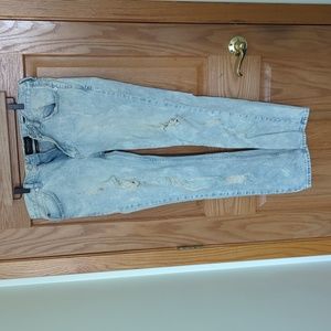 Pacsun light blue skinny ripped jeans